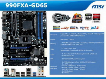 MSI of 990FXA-GD65 MSI 990FXA-GD65